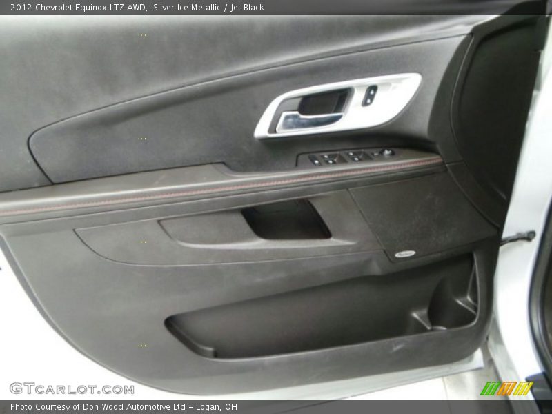 Silver Ice Metallic / Jet Black 2012 Chevrolet Equinox LTZ AWD