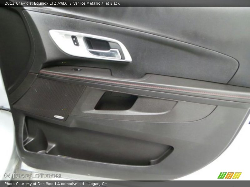 Silver Ice Metallic / Jet Black 2012 Chevrolet Equinox LTZ AWD