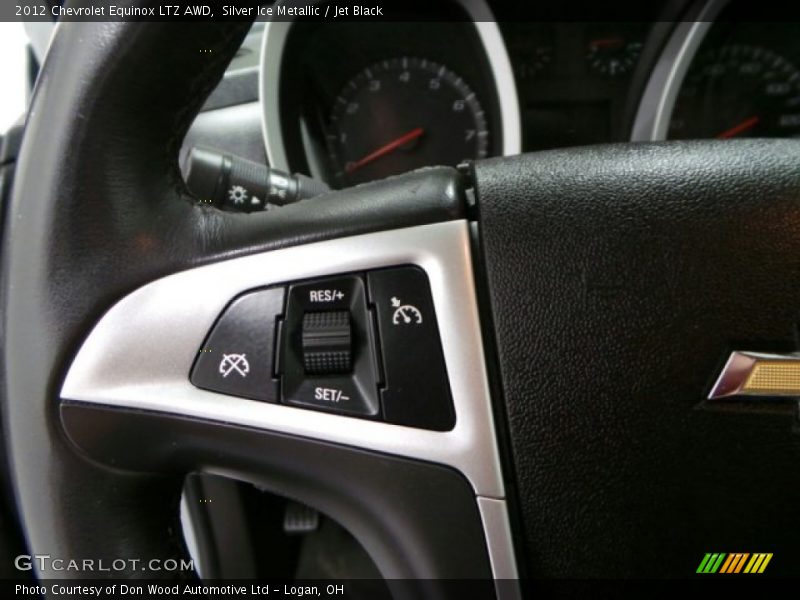 Silver Ice Metallic / Jet Black 2012 Chevrolet Equinox LTZ AWD