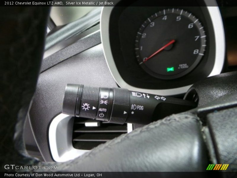 Silver Ice Metallic / Jet Black 2012 Chevrolet Equinox LTZ AWD