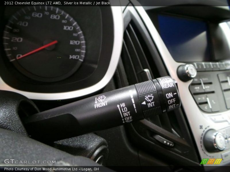 Silver Ice Metallic / Jet Black 2012 Chevrolet Equinox LTZ AWD