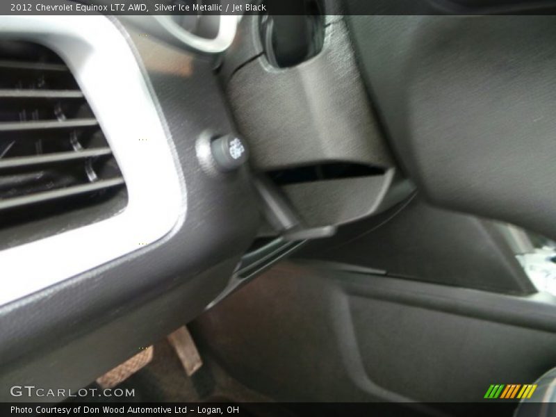 Silver Ice Metallic / Jet Black 2012 Chevrolet Equinox LTZ AWD
