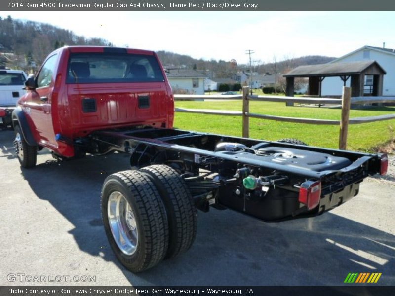 Flame Red / Black/Diesel Gray 2014 Ram 4500 Tradesman Regular Cab 4x4 Chassis