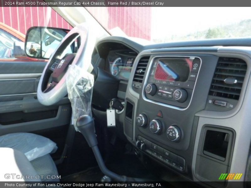 Flame Red / Black/Diesel Gray 2014 Ram 4500 Tradesman Regular Cab 4x4 Chassis