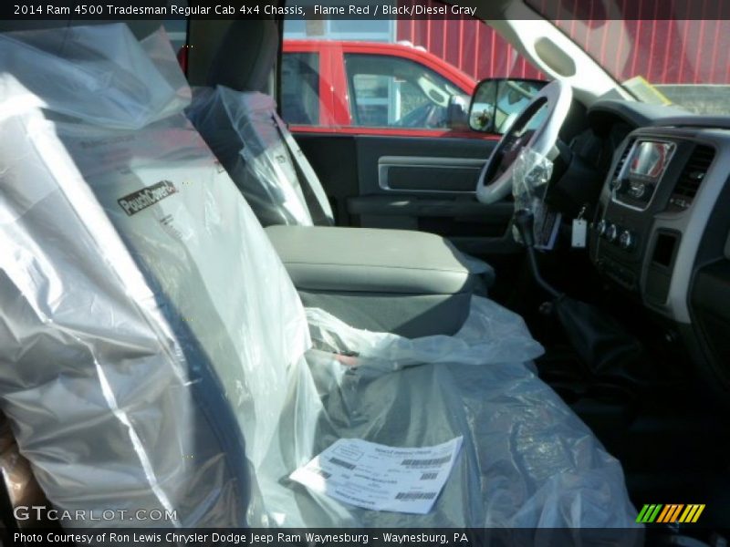 Flame Red / Black/Diesel Gray 2014 Ram 4500 Tradesman Regular Cab 4x4 Chassis