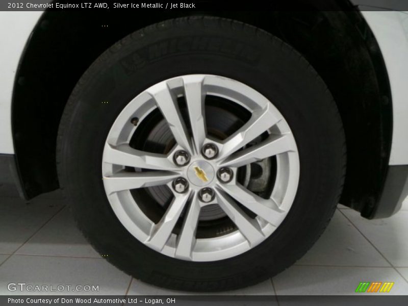Silver Ice Metallic / Jet Black 2012 Chevrolet Equinox LTZ AWD
