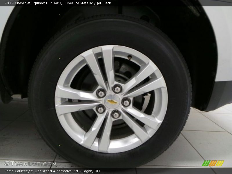 Silver Ice Metallic / Jet Black 2012 Chevrolet Equinox LTZ AWD