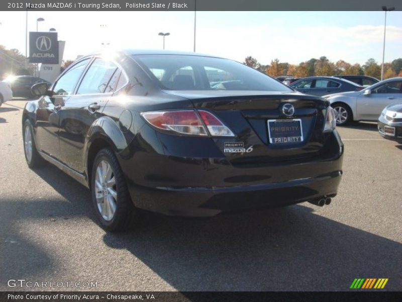 Polished Slate / Black 2012 Mazda MAZDA6 i Touring Sedan