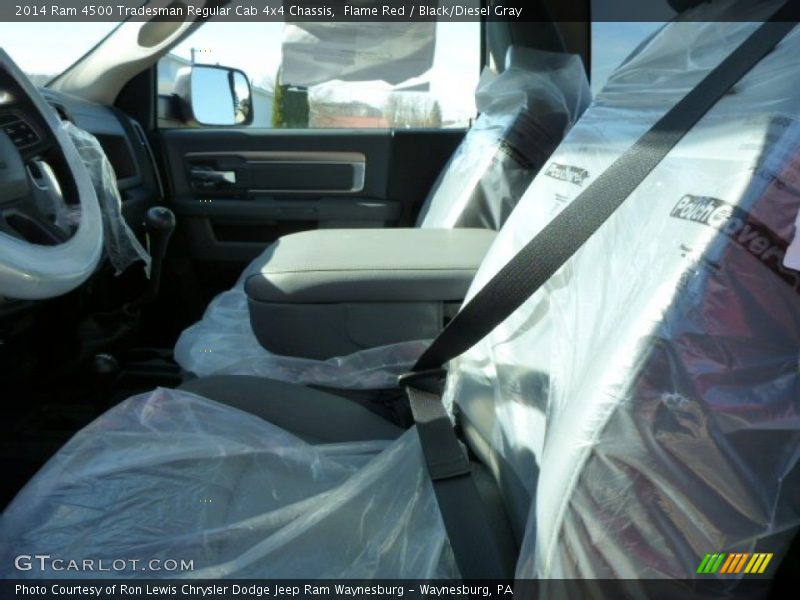 Flame Red / Black/Diesel Gray 2014 Ram 4500 Tradesman Regular Cab 4x4 Chassis