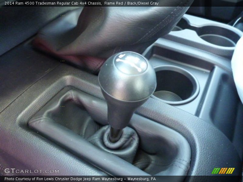 Flame Red / Black/Diesel Gray 2014 Ram 4500 Tradesman Regular Cab 4x4 Chassis