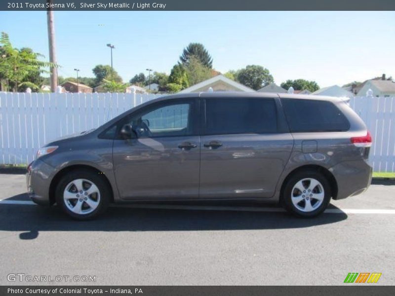 Silver Sky Metallic / Light Gray 2011 Toyota Sienna V6