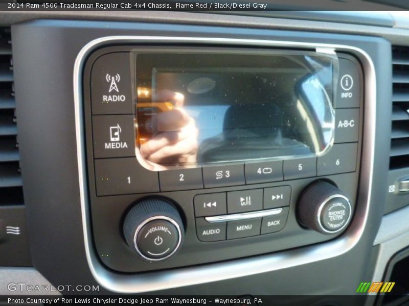 Controls of 2014 4500 Tradesman Regular Cab 4x4 Chassis