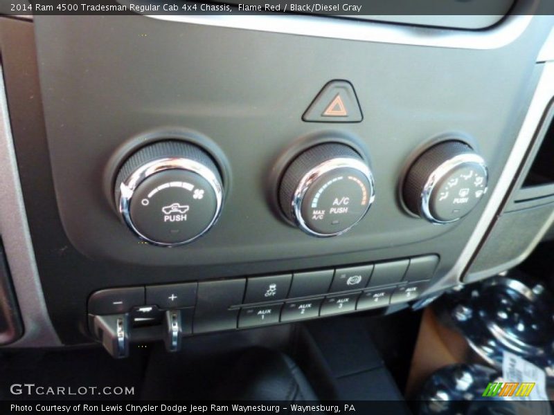 Controls of 2014 4500 Tradesman Regular Cab 4x4 Chassis