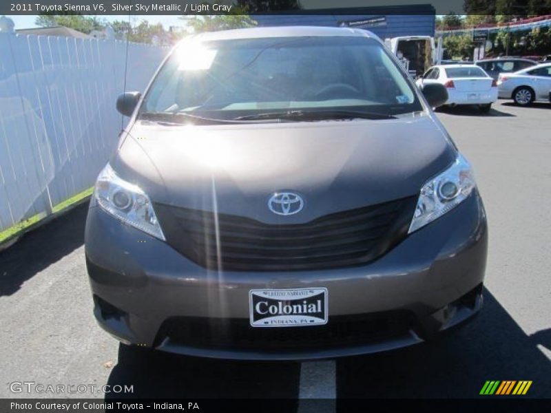 Silver Sky Metallic / Light Gray 2011 Toyota Sienna V6