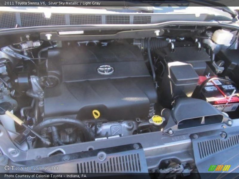 Silver Sky Metallic / Light Gray 2011 Toyota Sienna V6