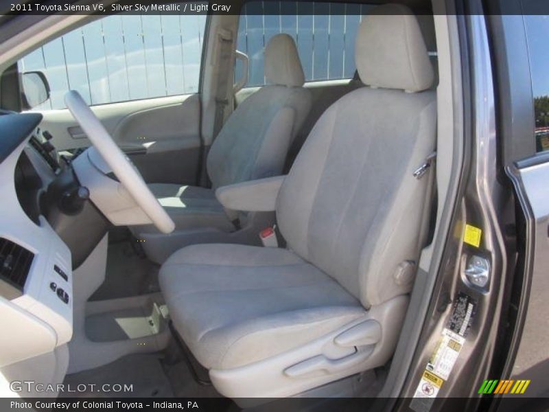 Silver Sky Metallic / Light Gray 2011 Toyota Sienna V6