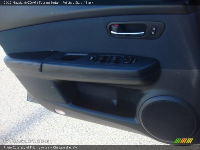 Polished Slate / Black 2012 Mazda MAZDA6 i Touring Sedan
