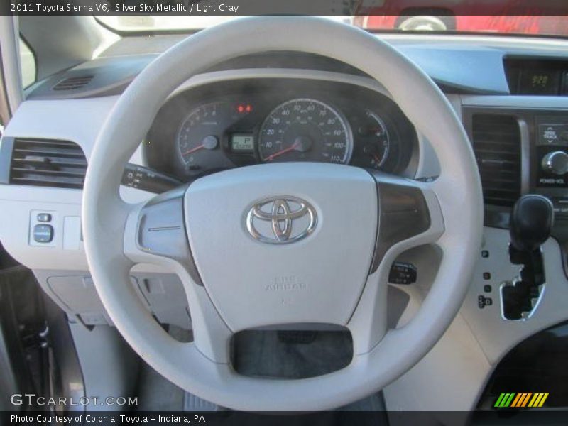 Silver Sky Metallic / Light Gray 2011 Toyota Sienna V6