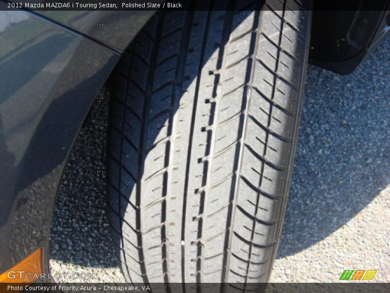 Polished Slate / Black 2012 Mazda MAZDA6 i Touring Sedan