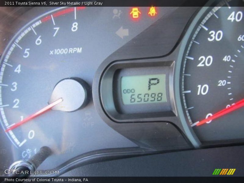 Silver Sky Metallic / Light Gray 2011 Toyota Sienna V6