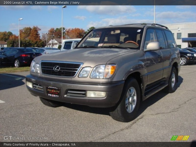Cashmere Beige Metallic / Ivory 2000 Lexus LX 470