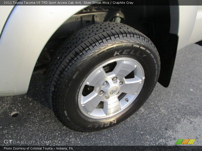 Silver Streak Mica / Graphite Gray 2011 Toyota Tacoma V6 TRD Sport Access Cab 4x4