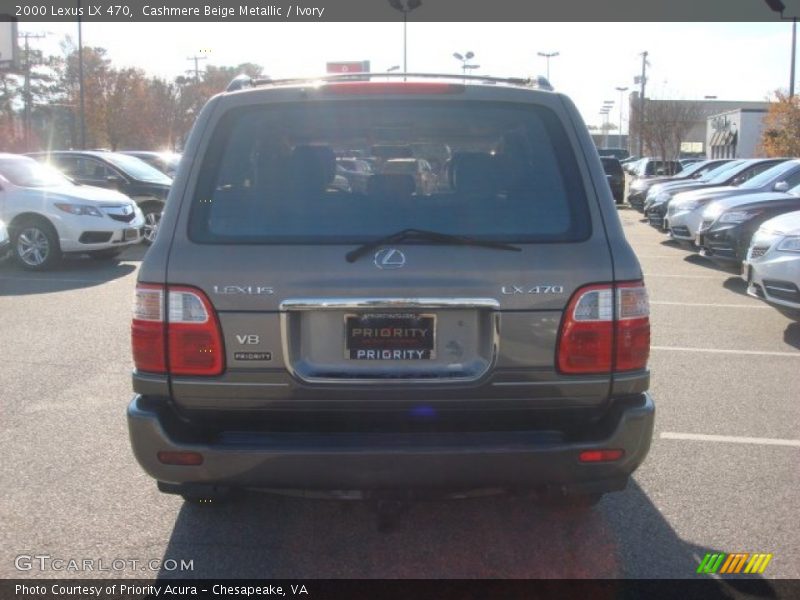 Cashmere Beige Metallic / Ivory 2000 Lexus LX 470