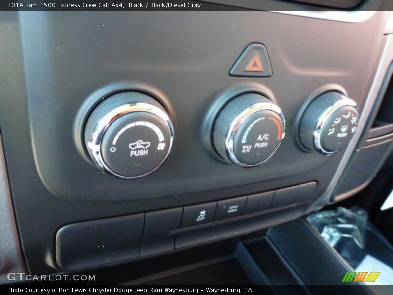 Black / Black/Diesel Gray 2014 Ram 1500 Express Crew Cab 4x4