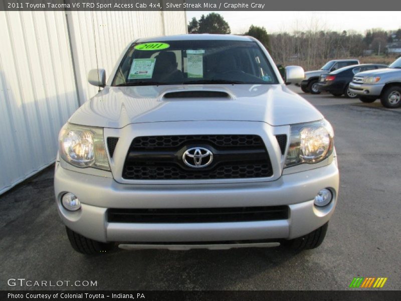 Silver Streak Mica / Graphite Gray 2011 Toyota Tacoma V6 TRD Sport Access Cab 4x4