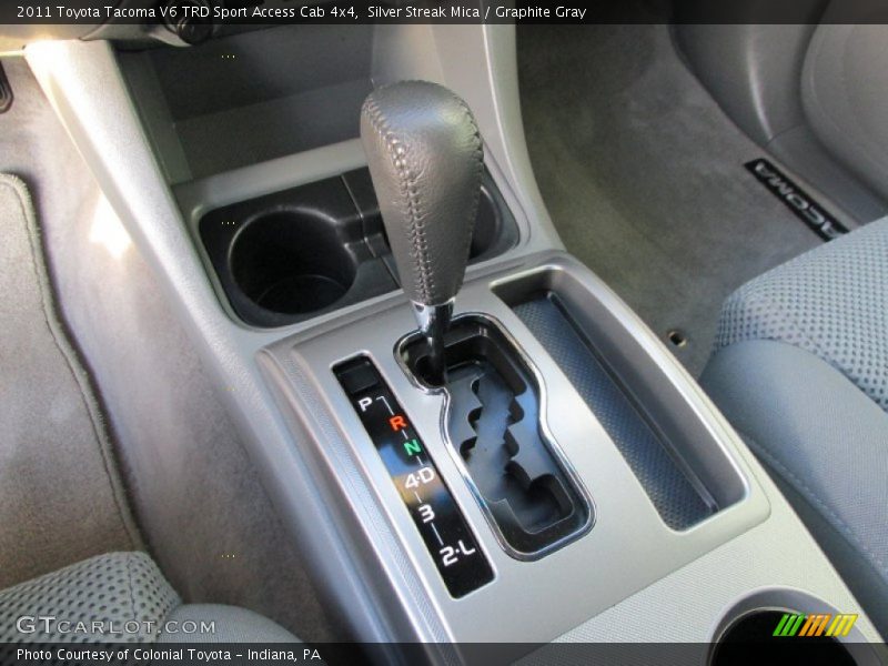 Silver Streak Mica / Graphite Gray 2011 Toyota Tacoma V6 TRD Sport Access Cab 4x4