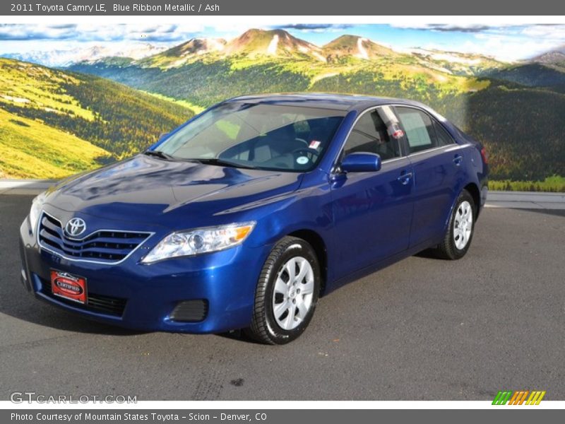 Blue Ribbon Metallic / Ash 2011 Toyota Camry LE