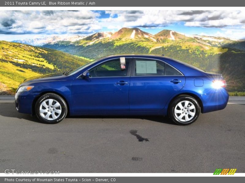 Blue Ribbon Metallic / Ash 2011 Toyota Camry LE