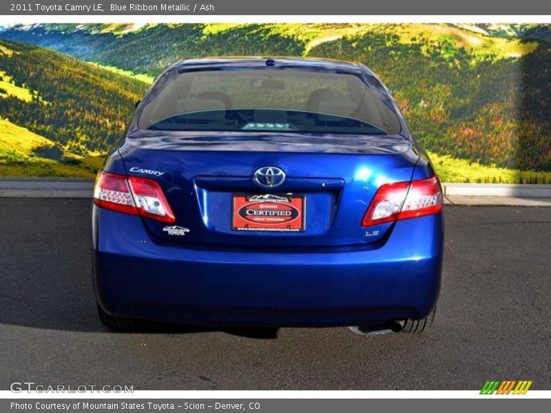 Blue Ribbon Metallic / Ash 2011 Toyota Camry LE