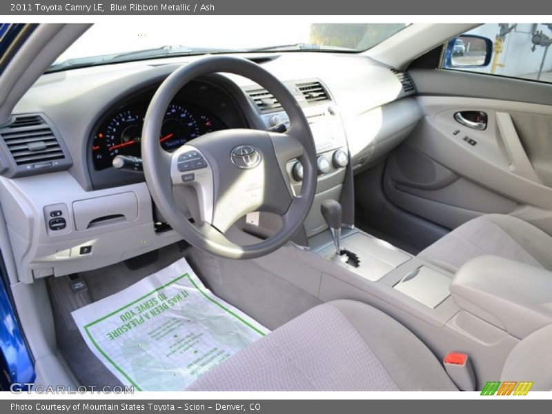 Blue Ribbon Metallic / Ash 2011 Toyota Camry LE
