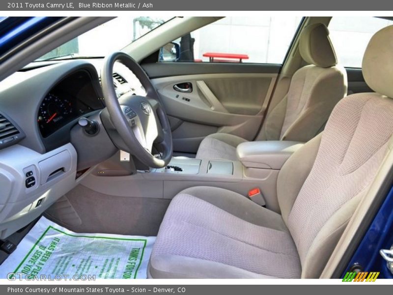 Blue Ribbon Metallic / Ash 2011 Toyota Camry LE
