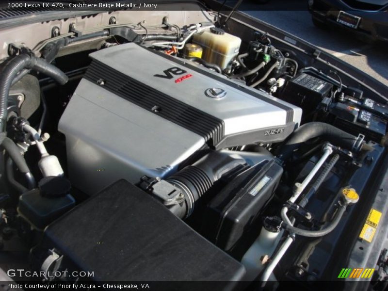 Cashmere Beige Metallic / Ivory 2000 Lexus LX 470