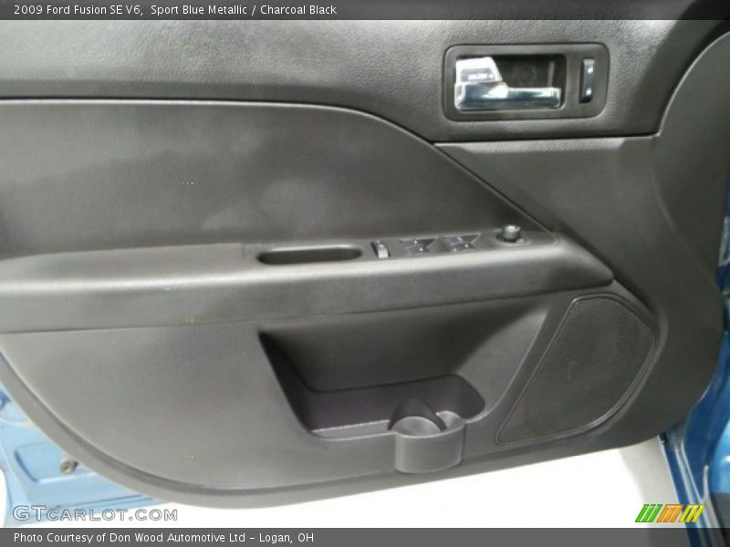Sport Blue Metallic / Charcoal Black 2009 Ford Fusion SE V6