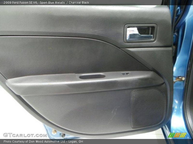 Sport Blue Metallic / Charcoal Black 2009 Ford Fusion SE V6
