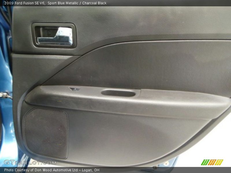 Sport Blue Metallic / Charcoal Black 2009 Ford Fusion SE V6