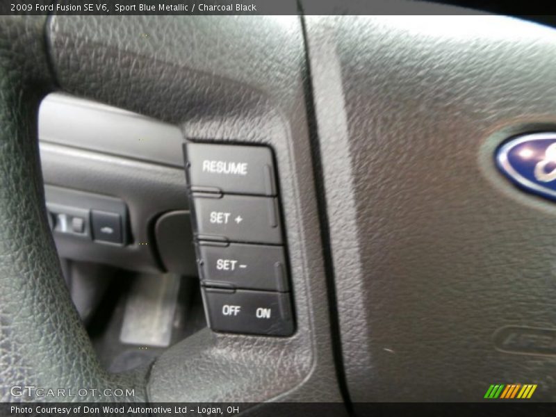 Sport Blue Metallic / Charcoal Black 2009 Ford Fusion SE V6