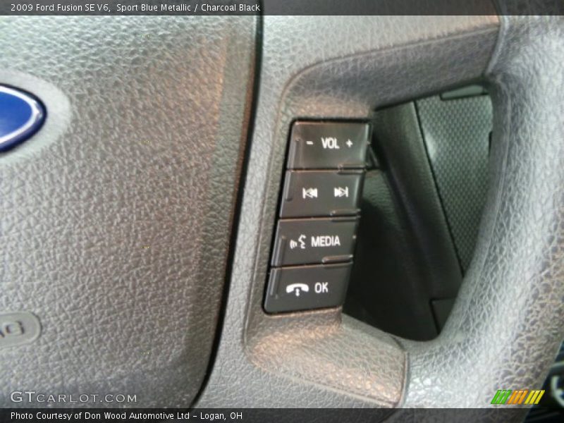 Sport Blue Metallic / Charcoal Black 2009 Ford Fusion SE V6