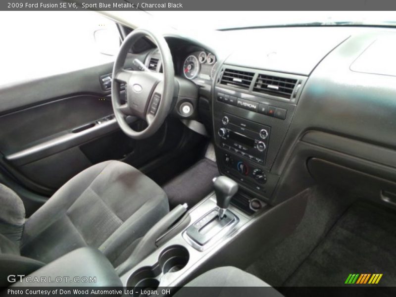 Sport Blue Metallic / Charcoal Black 2009 Ford Fusion SE V6