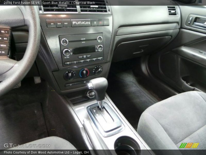 Sport Blue Metallic / Charcoal Black 2009 Ford Fusion SE V6