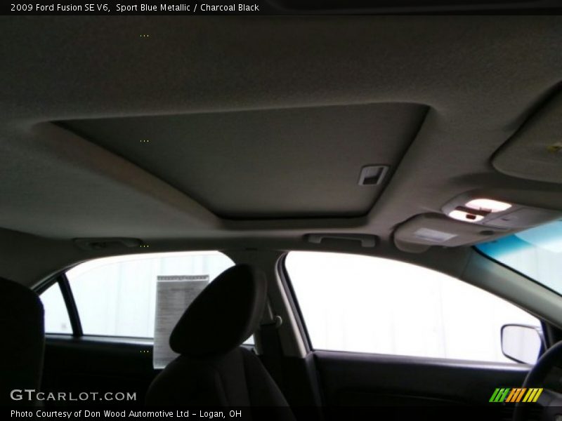 Sport Blue Metallic / Charcoal Black 2009 Ford Fusion SE V6