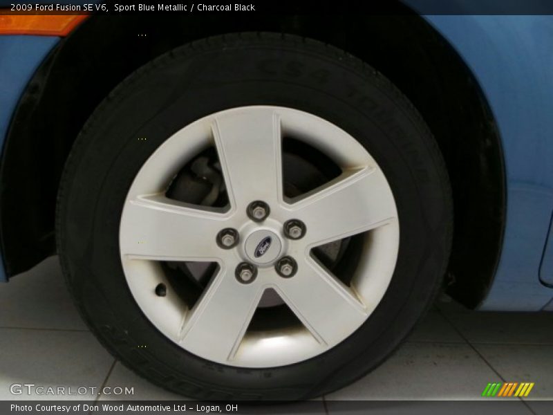 Sport Blue Metallic / Charcoal Black 2009 Ford Fusion SE V6