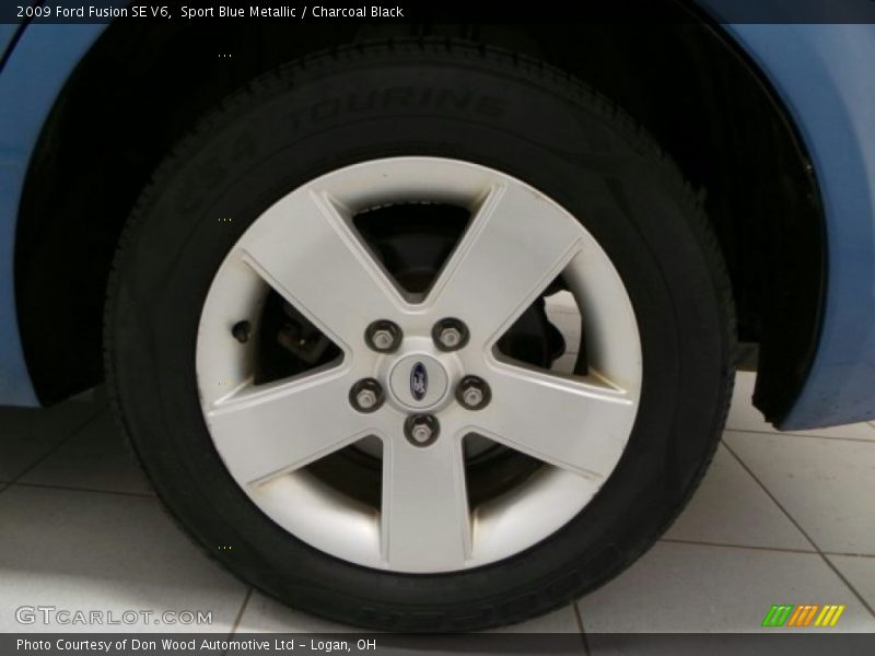 Sport Blue Metallic / Charcoal Black 2009 Ford Fusion SE V6