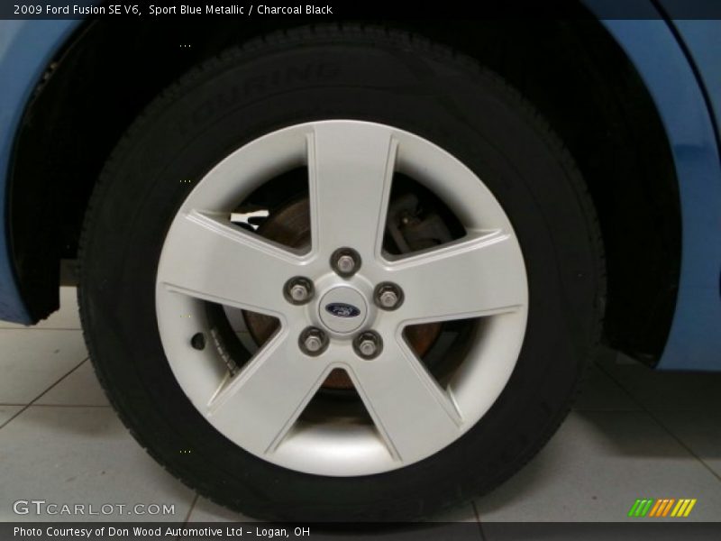 Sport Blue Metallic / Charcoal Black 2009 Ford Fusion SE V6