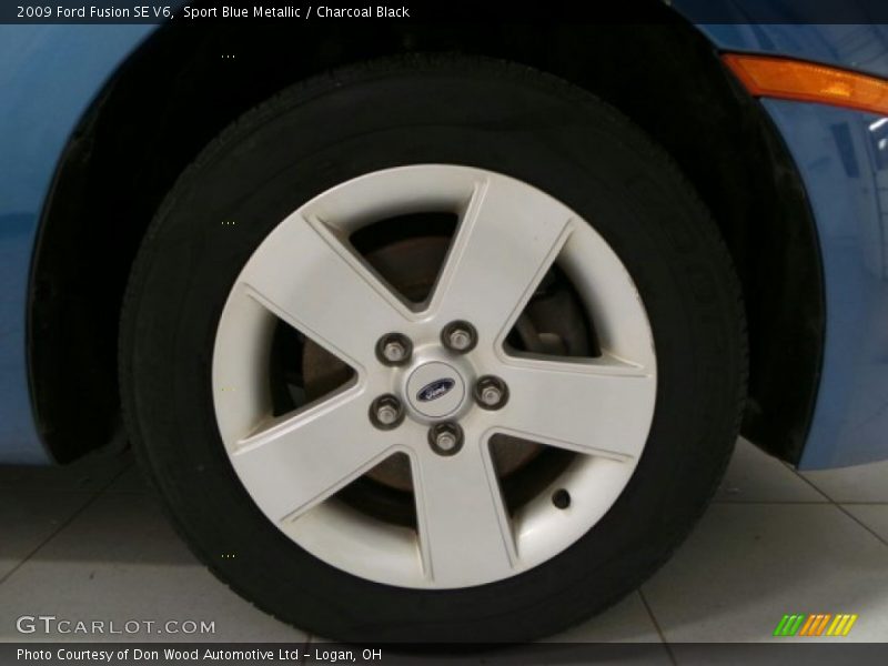 Sport Blue Metallic / Charcoal Black 2009 Ford Fusion SE V6