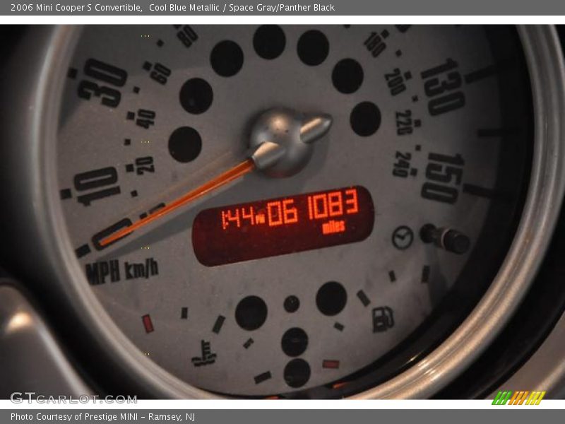 Cool Blue Metallic / Space Gray/Panther Black 2006 Mini Cooper S Convertible