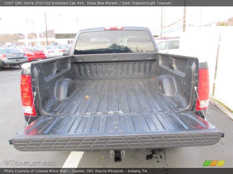 Deep Blue Metallic / Dark Titanium/Light Titanium 2007 GMC Sierra 1500 SLE Extended Cab 4x4